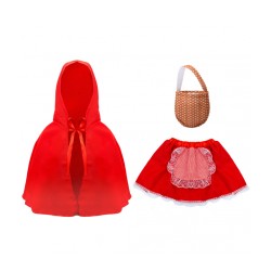 Czerwony Kapturek - strój dla dziewczynki