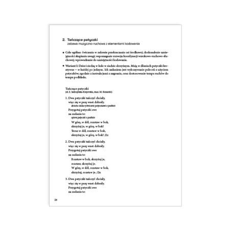 Ruch plus muzyka równa się matematyka, część 2 - ebook z piosenkami w streamingu
