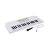Keyboard z mikrofonem (37 klawiszy), biały