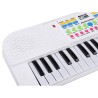 Keyboard z mikrofonem (37 klawiszy), biały