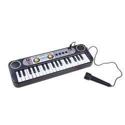 Keyboard z mikrofonem (37 klawiszy), czarny