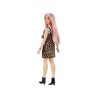 Lalka Barbie Fashionistas - sukienka panterka