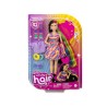 Lalka Barbie Totally Hair kolorowe włosy + akcesoria i serduszka