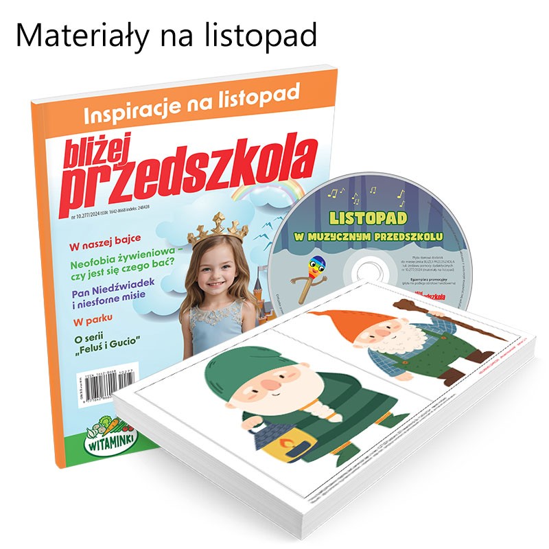 Miesięcznik + zestaw pomocy dydaktycznych 10.277/2024 - materiały na listopad