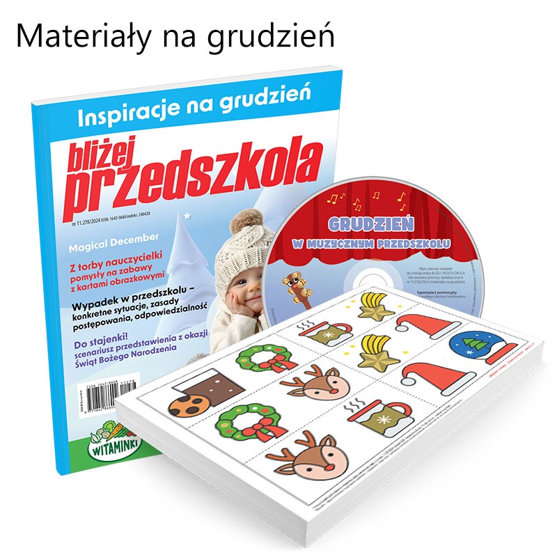 Miesięcznik + zestaw pomocy dydaktycznych 11.278/2024 - materiały na grudzień