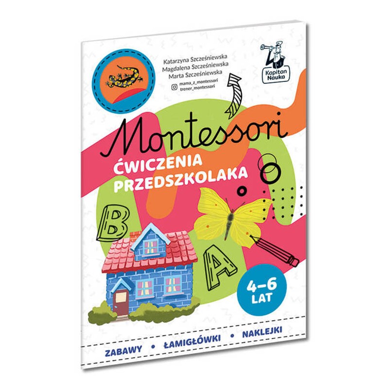 Montessori łamigłówki. Ćwiczenia przedszkolaka 4-6 lat