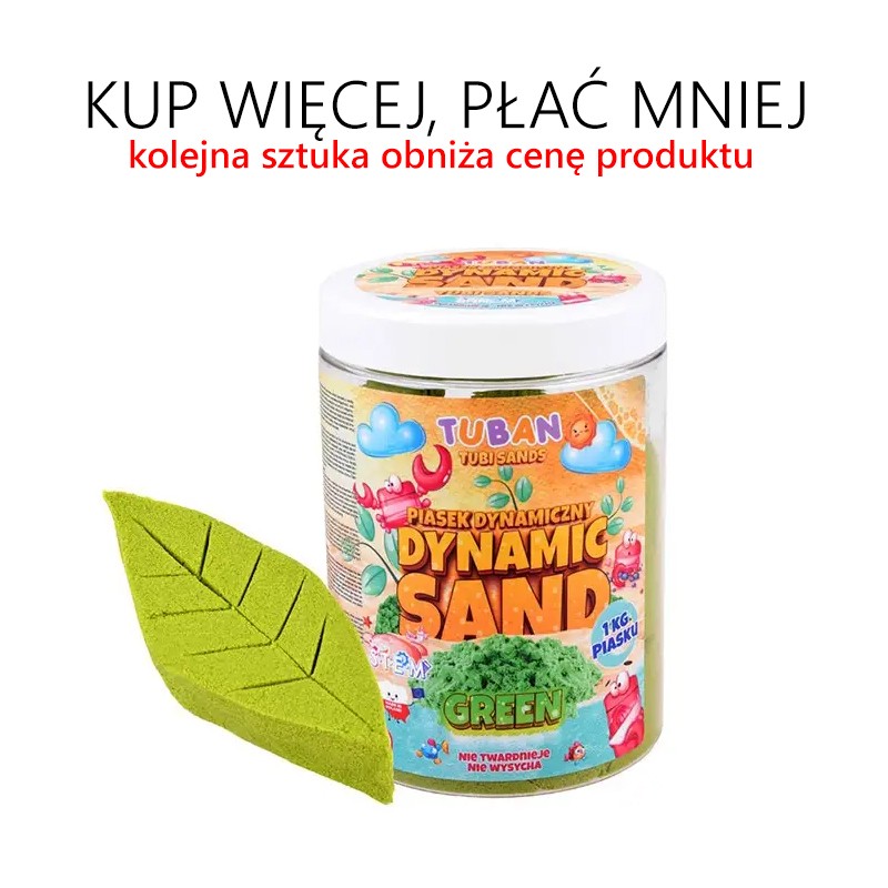 Piasek dynamiczny 1 kg RÓŻNE KOLORY