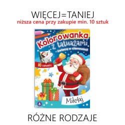 Kolorowanka z tatuażami – świecą w ciemności! RÓŻNE RODZAJE