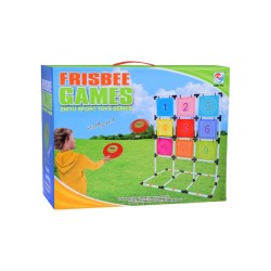 Frisbee. Rzut do celu