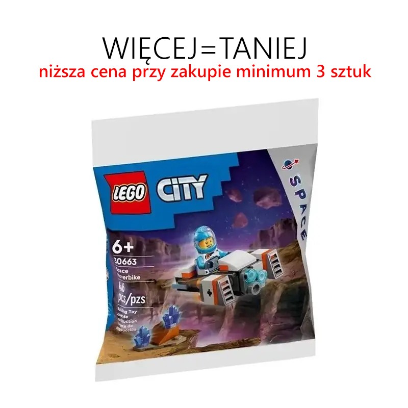 LEGO CITY 30663 Kosmiczny latający motocykl