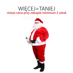 Strój Mikołaja XL/XXL 8 elementów
