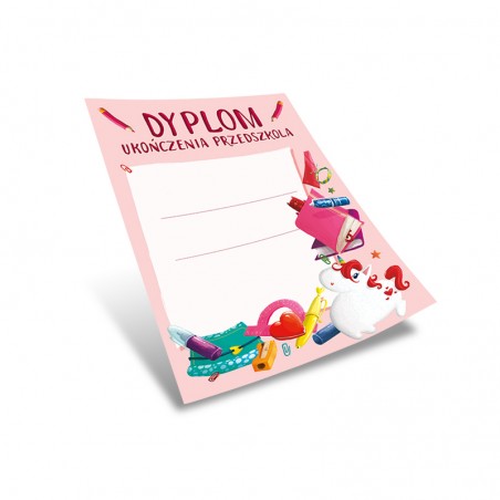Dyplom ukończenia przedszkola (wzór W5)