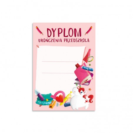 Dyplom ukończenia przedszkola (wzór W5)