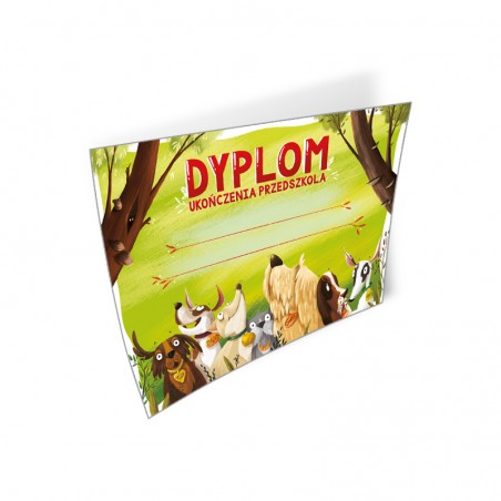 Dyplom ukończenia przedszkola (wzór H1)