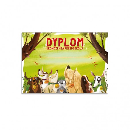 Dyplom ukończenia przedszkola (wzór H1)