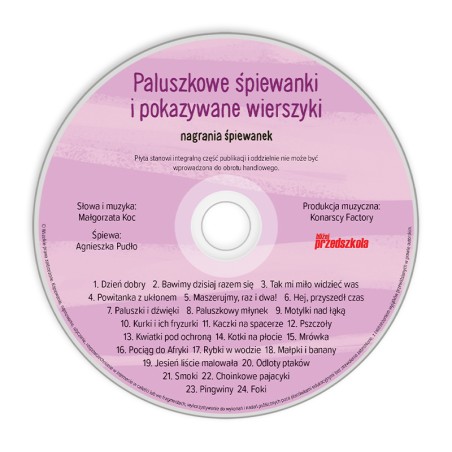 Paluszkowe śpiewanki i pokazywane wierszyki