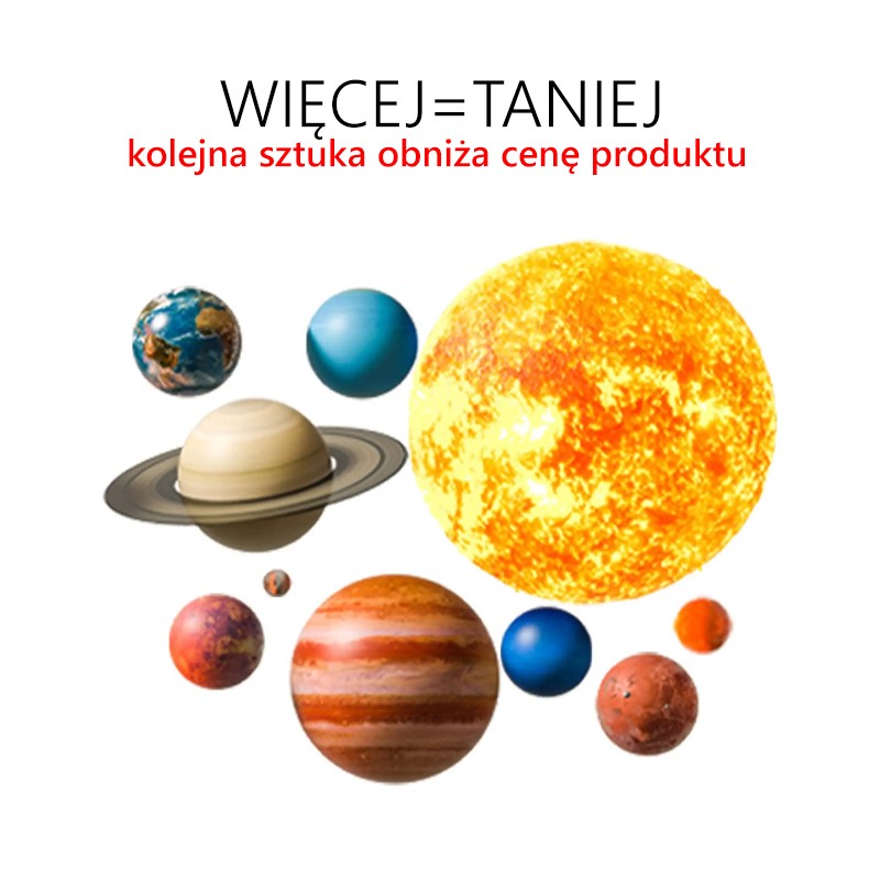 Naklejki na ścianę: Planety, układ słoneczny