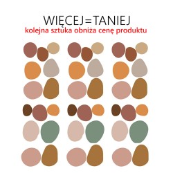 Naklejki na ścianę: Kamienie boho