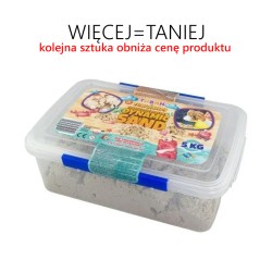 Piasek dynamiczny 5 kg  kolor naturalny (PUDEŁKO)