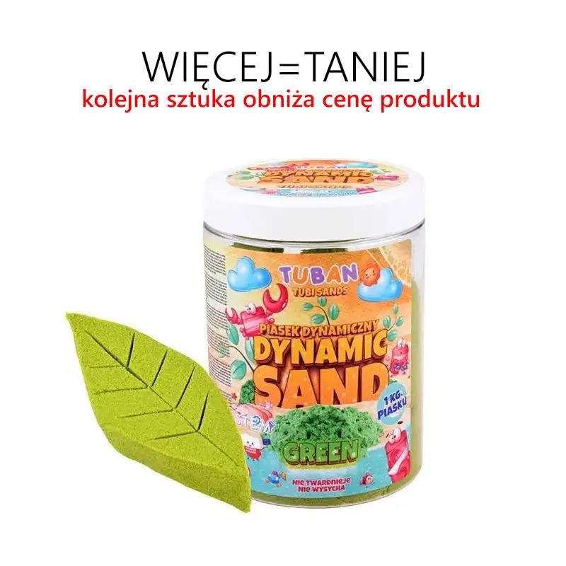 Piasek dynamiczny 1 kg RÓŻNE KOLORY