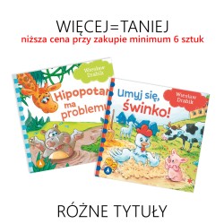 Drabik: książeczka z wierszykiem 16 cm - RÓŻNE TYTUŁY