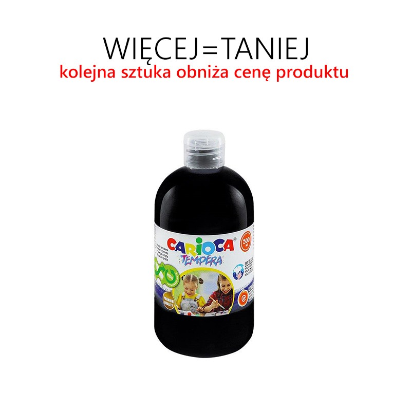 Farba tempera 500 ml - RÓŻNE KOLORY