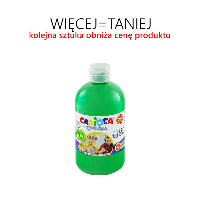 Farba tempera 500 ml - RÓŻNE KOLORY