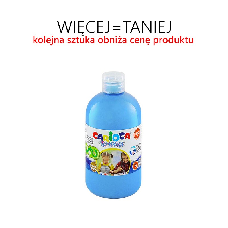 Farba tempera 500 ml - RÓŻNE KOLORY