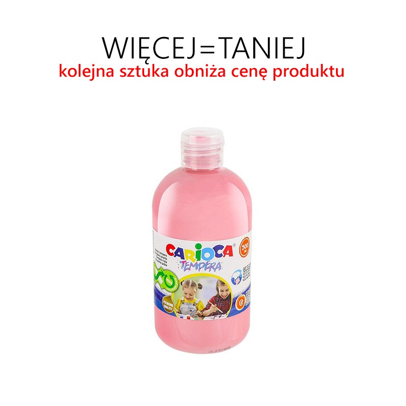 Farba tempera 500 ml - RÓŻNE KOLORY