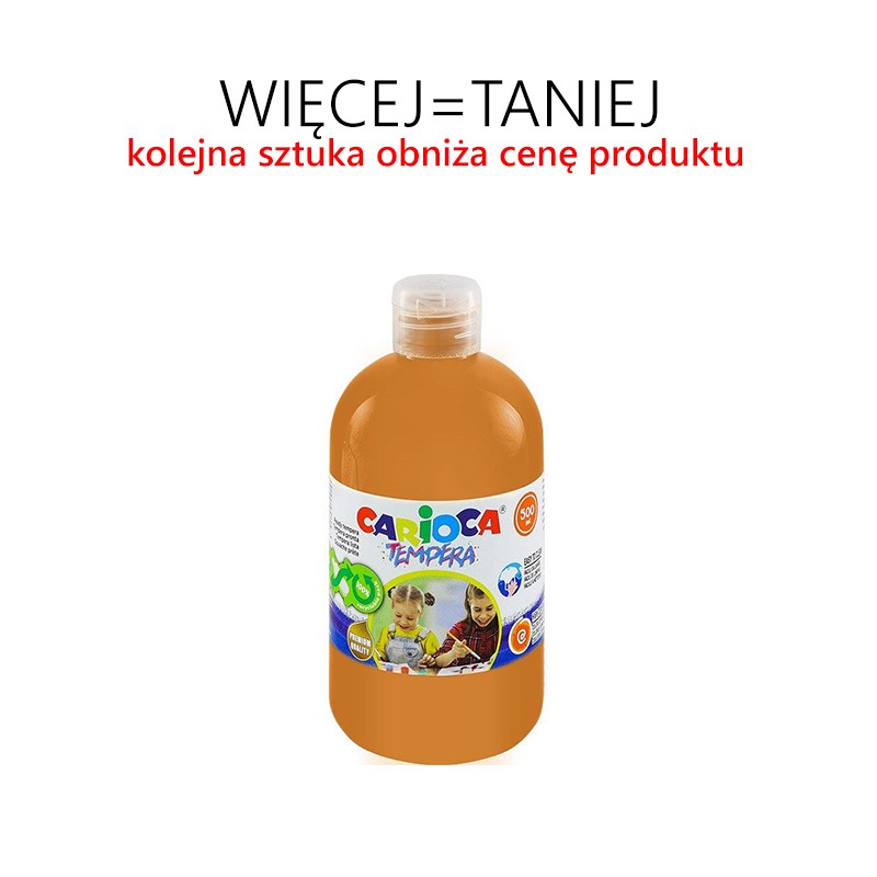 Farba tempera 500 ml - RÓŻNE KOLORY