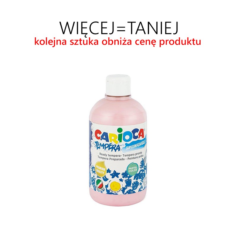 Farba tempera 500 ml - RÓŻNE KOLORY