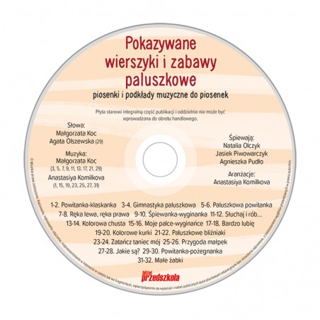 Pokazywane wierszyki i zabawy paluszkowe
