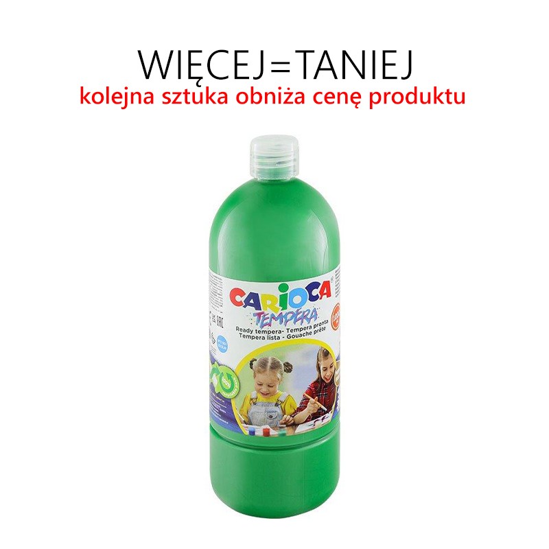 Farba tempera 1000 ml - RÓŻNE KOLORY