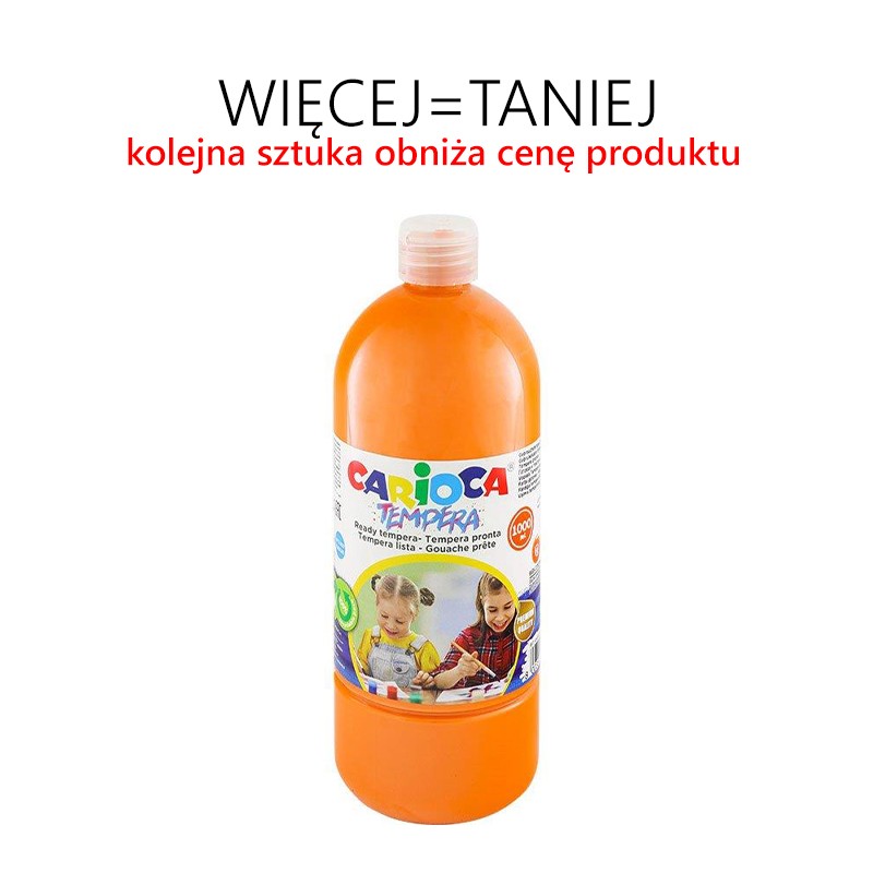 Farba tempera 1000 ml - RÓŻNE KOLORY