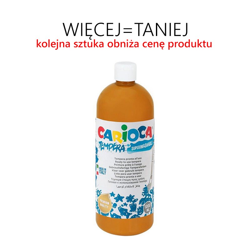 Farba tempera 1000 ml - RÓŻNE KOLORY