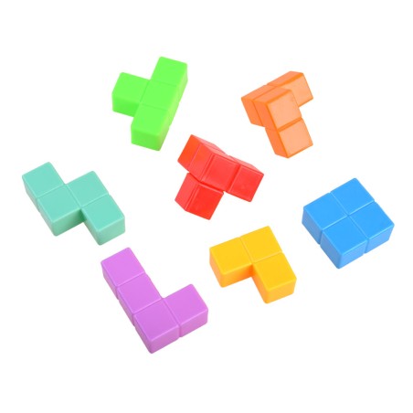 Magiczna kolorowa kostka typu Tetris  - gra zręcznościowa