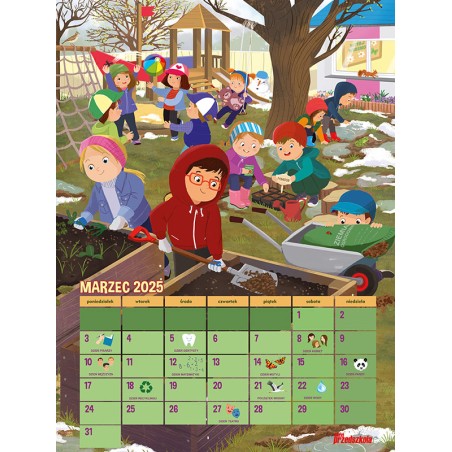 Miesięcznik + zestaw pomocy dydaktycznych 02.281/2025 - materiały na marzec