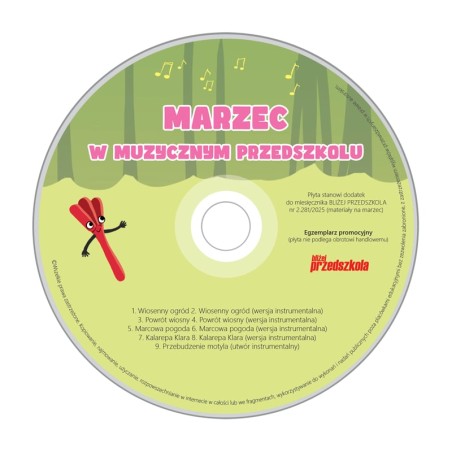 Miesięcznik + zestaw pomocy dydaktycznych 02.281/2025 - materiały na marzec