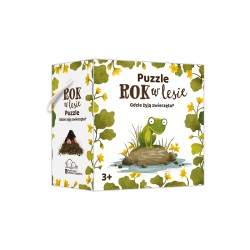 Rok w lesie. Gdzie żyją zwierzęta? - Puzzle