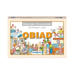 Dzieciaki Grzeczniaki: Obiad. Gra edukacyjna – puzzle