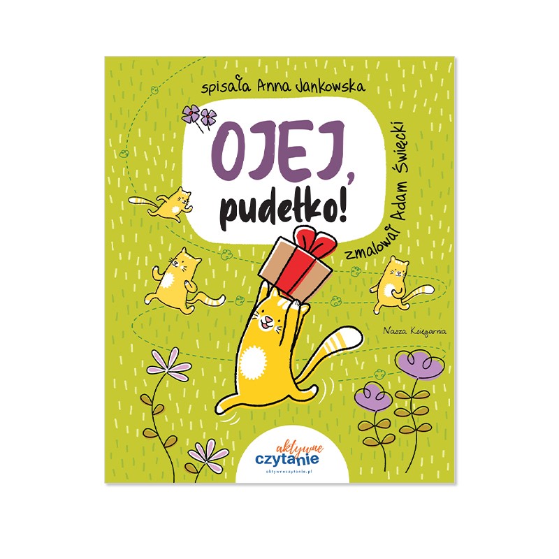 Ojej, pudełko! Aktywne czytanie PLUS – Książka do Zabawy i Czytania dla Dzieci z Kotem Czarusiem