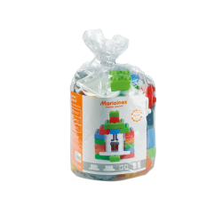 Klocki Waffle Budowlane Cegły Junior - 40 elementów