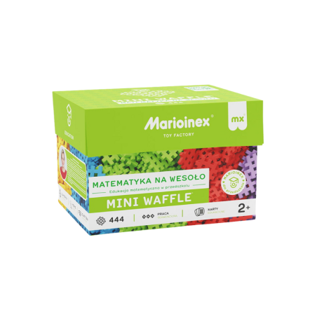 Klocki Mini Waffle Edu: Matematyka na wesoło - 444 elementy