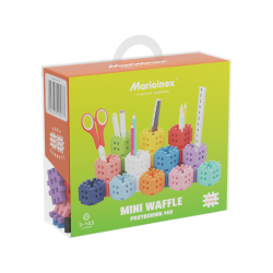 Klocki Mini Waffle: Przyborniki - 140 elementów