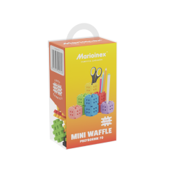 Klocki Mini Waffle: Przybornik - 70 elementów