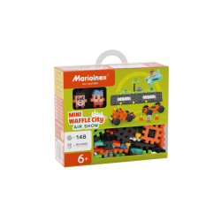 Klocki Mini Waffle City: Pokaz lotniczy - 148 elementów