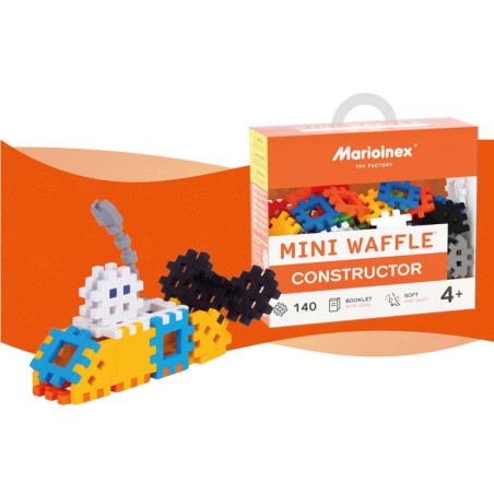 Klocki Mini Waffle Konstruktor - 140 elementów