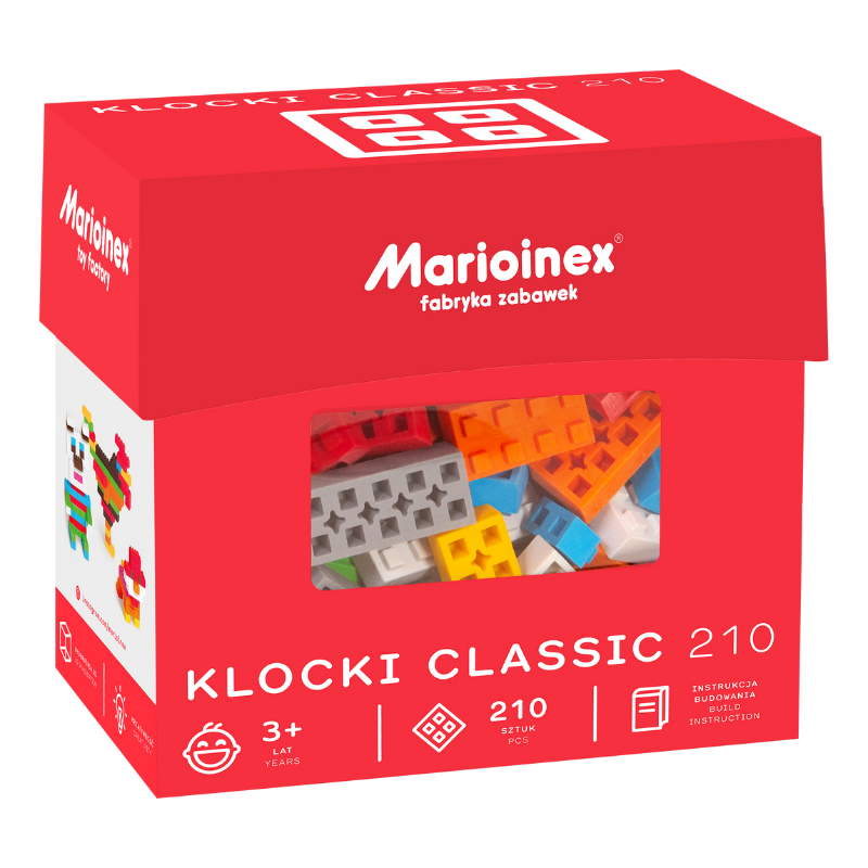 Klocki Classic Waffle - 210 elementów