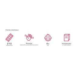 Klocki Classic Waffle - 210 elementów