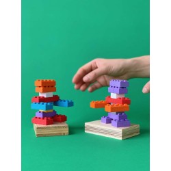 Klocki Classic Waffle - 210 elementów